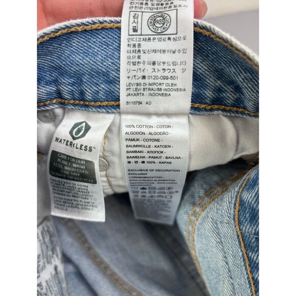 Levi's Premium women's 26W 501 cutoff button fly high rise denim jean shorts - Picture 8 of 9